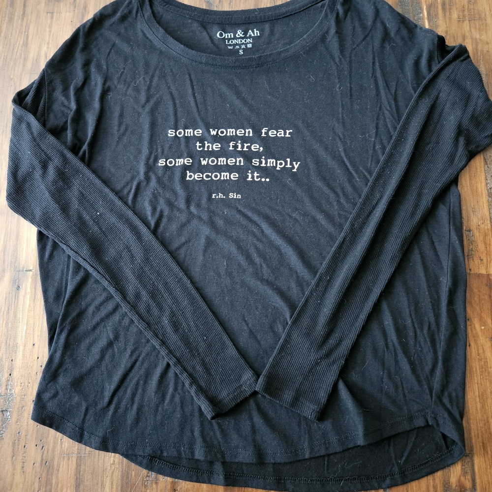 Om & Ah London Black Women's Top